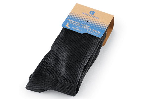 Die SFC Crew Socken von Shoes For Crews erleichtern die Arbeit im Stehen, da sie mit ihrer Drymax-Technologie übermäßiges Transpirieren verhindern