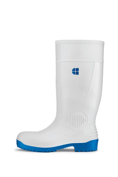 Sicherheitsgummistiefel von SFC, mit wasserdichtem Obermaterial und einer 200-Joule-Zehenschutzkappe aus Stahl.