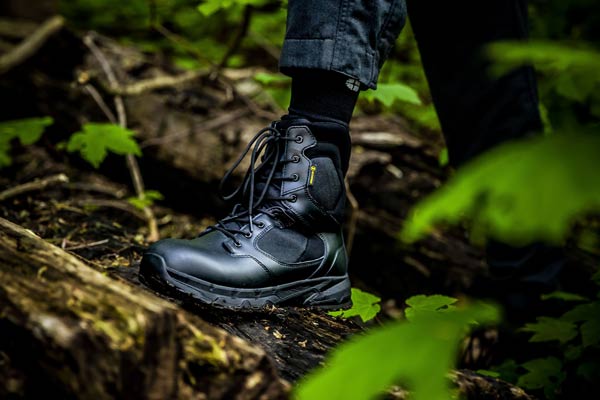 Shoes For Crews Defense High style with slip-resistant outsoles