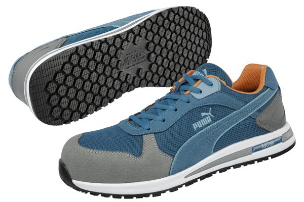 Der Frontside – sportliches Design mit durchtrittsicherer Sohle, IDCell-Dämpfung und hitzebeständiger Außensohle
